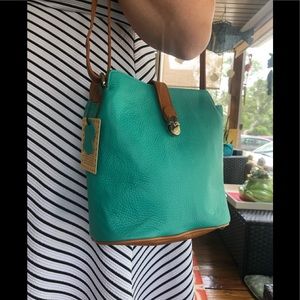 Teal Valentina shoulder bag